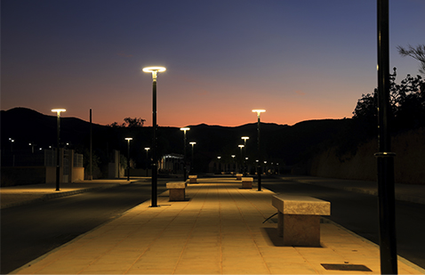 Vista Nocturna Calle